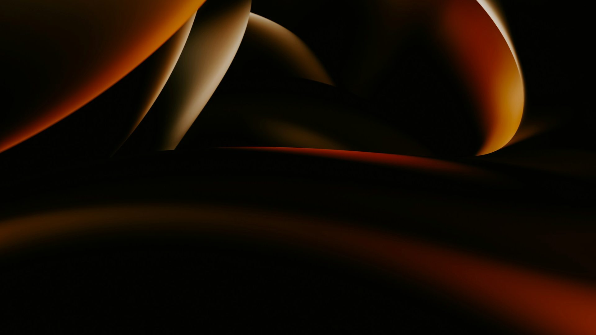 Glowing amber curve in the dark, USDT flash TRC20 and ERC20